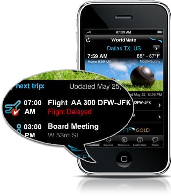 WorldMate, the mobile travel service, comes to the iPhone