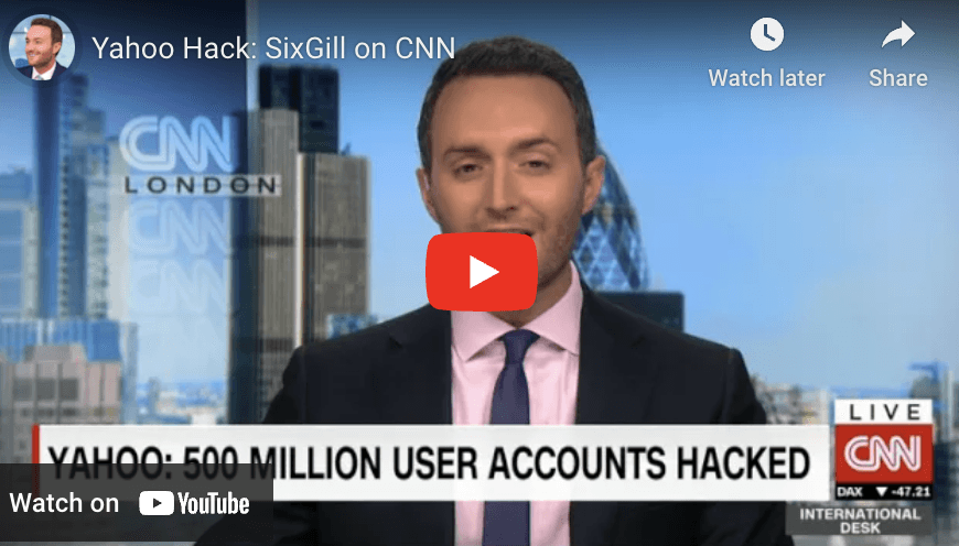 Yahoo Hack: SixGill on CNN