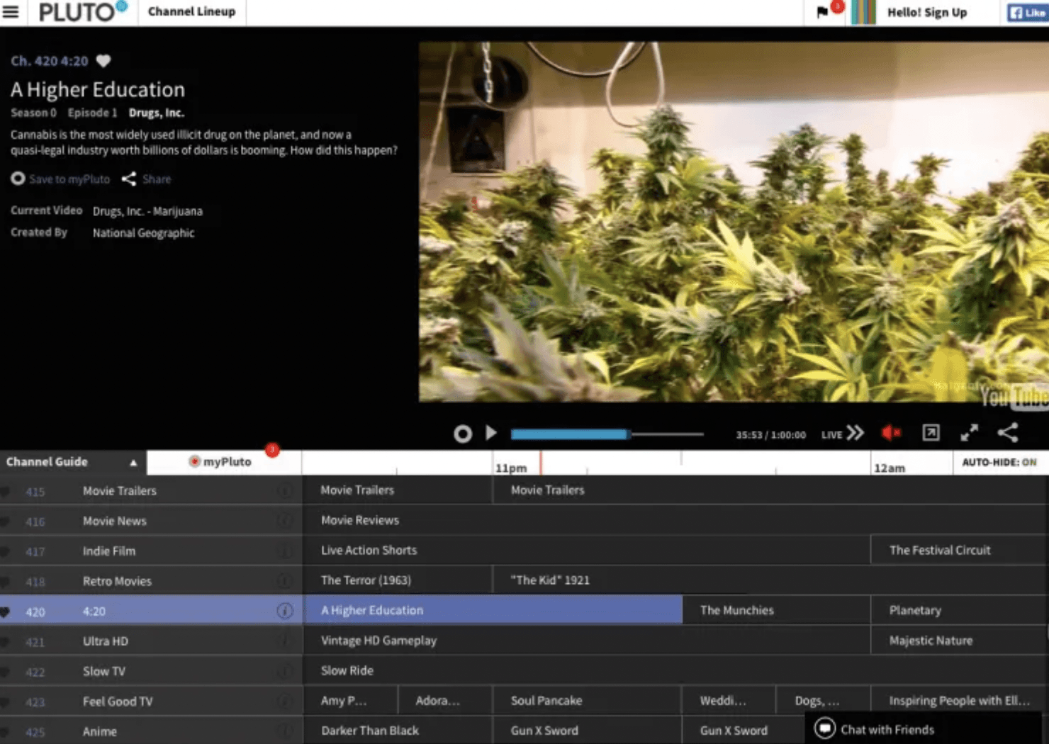 Pluto TV takes $13M for its free linear TV streaming service