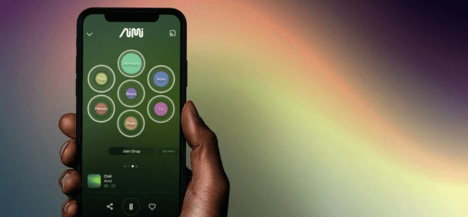 Aimi's mobile app lets you remix its endless AI-generated beats