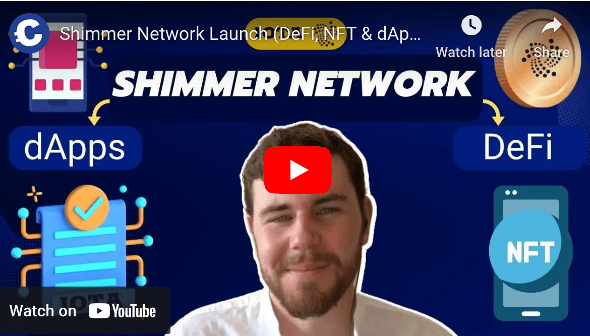 Shimmer Network Launch (DeFi, NFT & dApps) w/ Dominik Schiener of IOTA