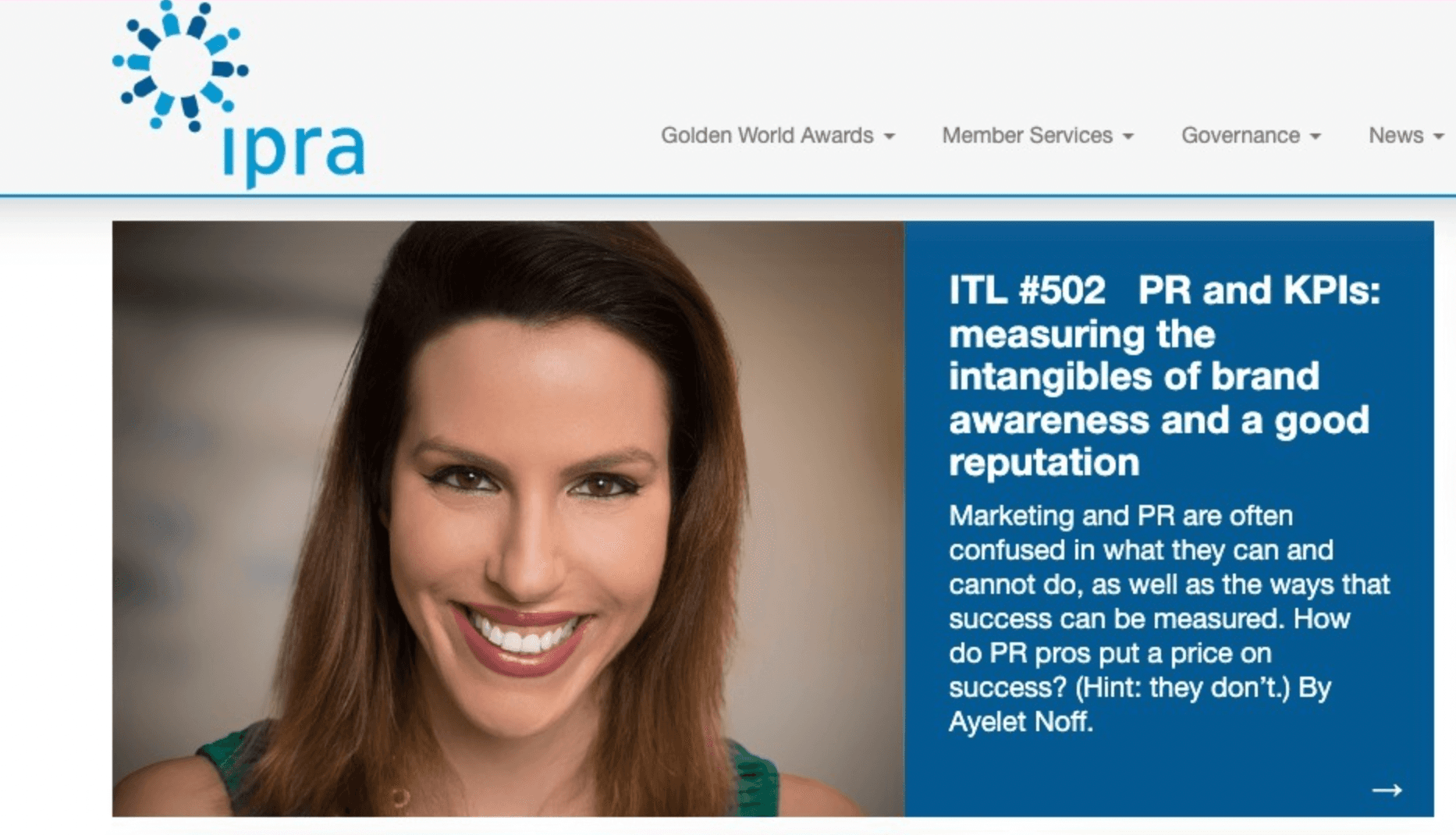 PR and KPIs: measuring the intangibles of brand awareness and a good reputation