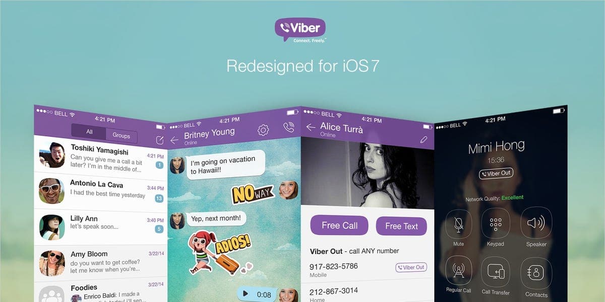 Viber update adds free video calls