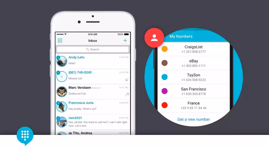 TextMe Up will let you create burner phones to divert your calls