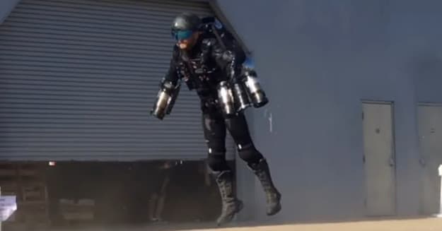Inventor Richard Browning Brought a Flying 'Iron Man' Exosuit to Comic-Con