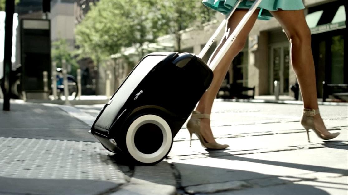 Behold, luggage that can charge your phone