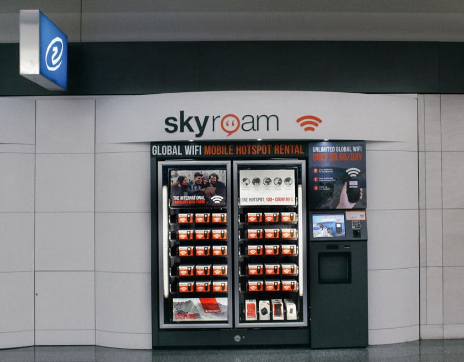 Skyroam Wi-Fi vending machines coming to Bush IAH
